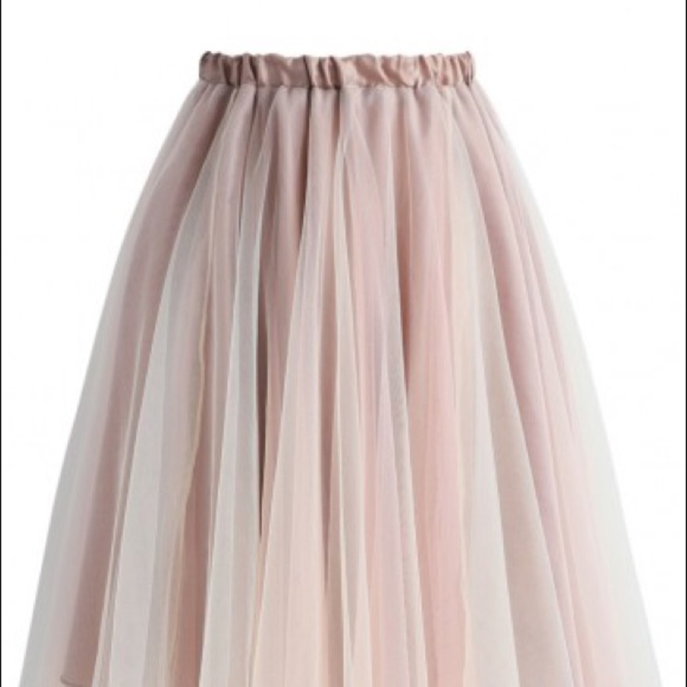 Blush tutu skirt